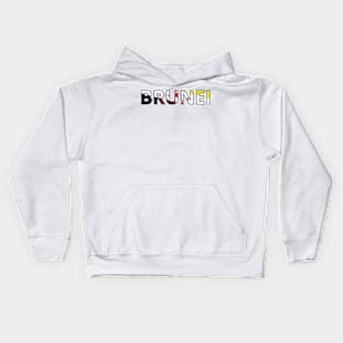 Drapeau Brunei Kids Hoodie